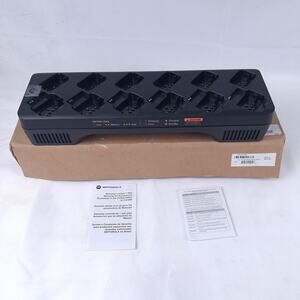 Motorola PMLN7136A 12-Pocket Multi-Unit Charger MUC Gang Station DLR CLS Radios